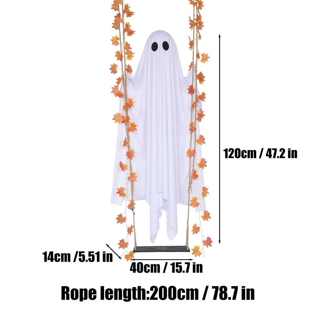 Halloween Remote-Control Swing Ghost