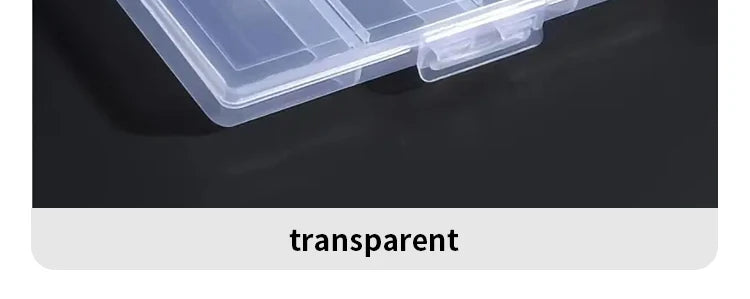 Transparent Double Buckle Jewelry Storage Box