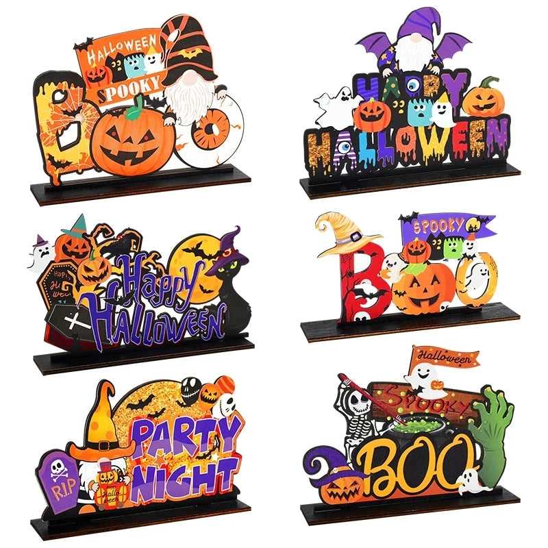 Halloween Wooden Signs & Ornaments