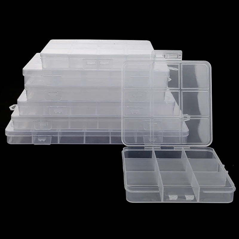 Transparent Jewelry Storage Organizer Box Organizer Display Case
