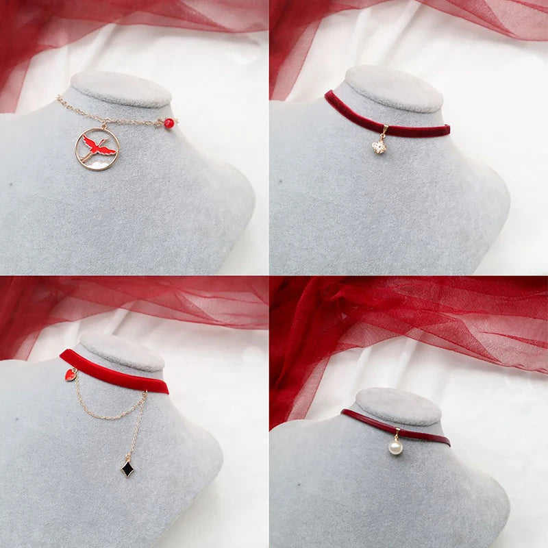 Fashion Velvet Lace Necklace – Women