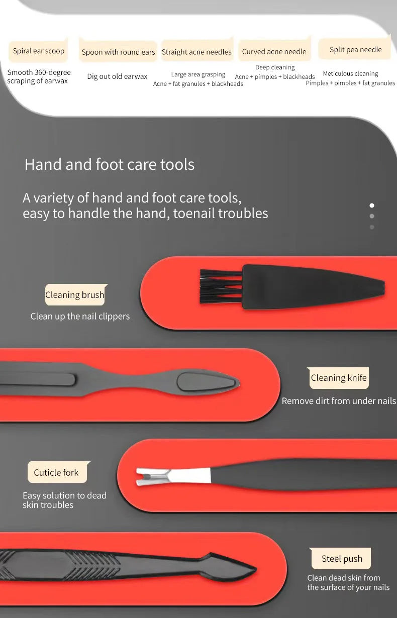 Professional Nail Clipper & Pedicure Set