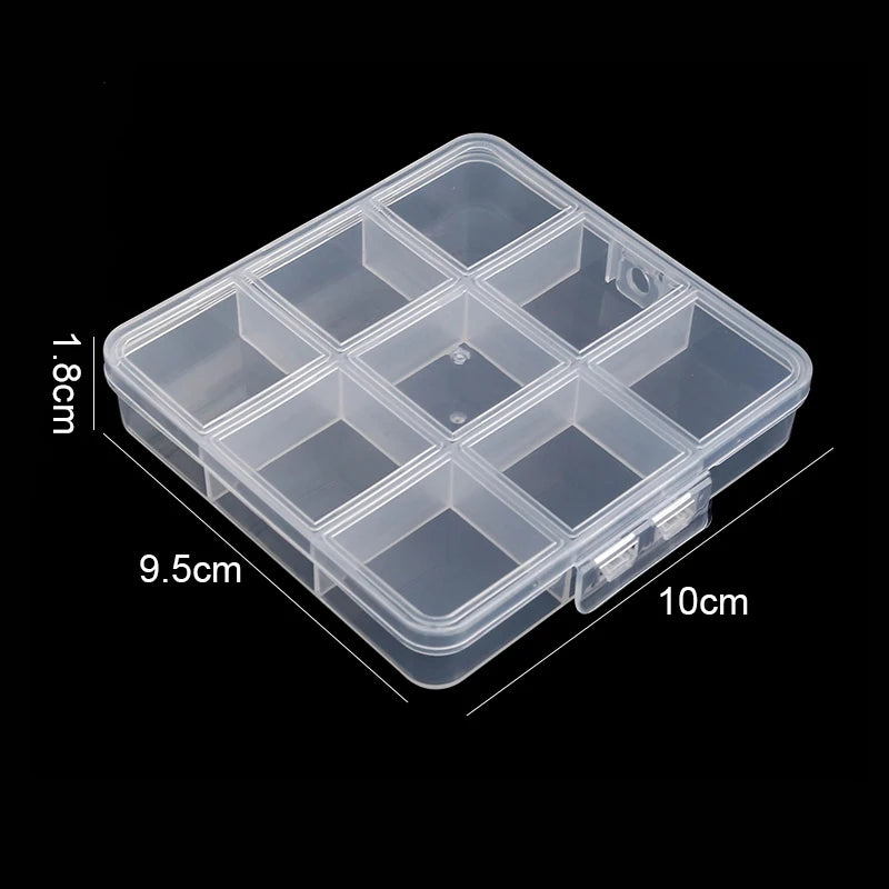 Transparent Jewelry Storage Organizer Box Organizer Display Case