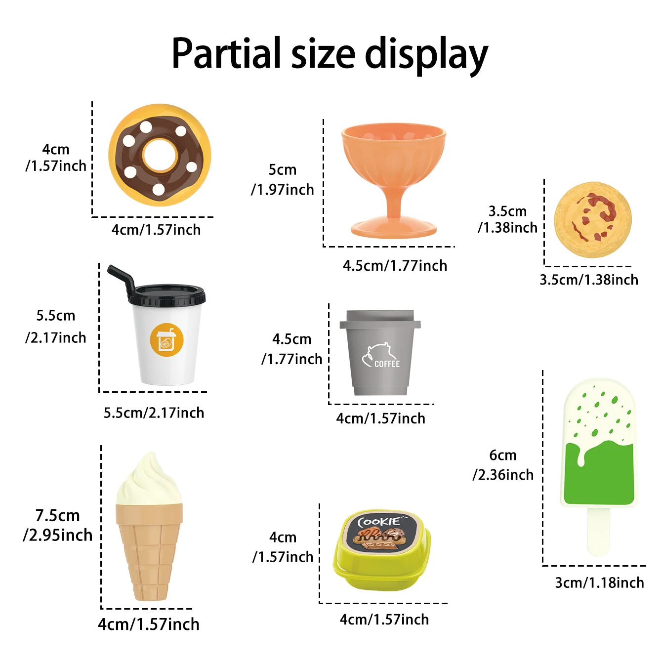 Pretend Play Kitchen Food Toy Set