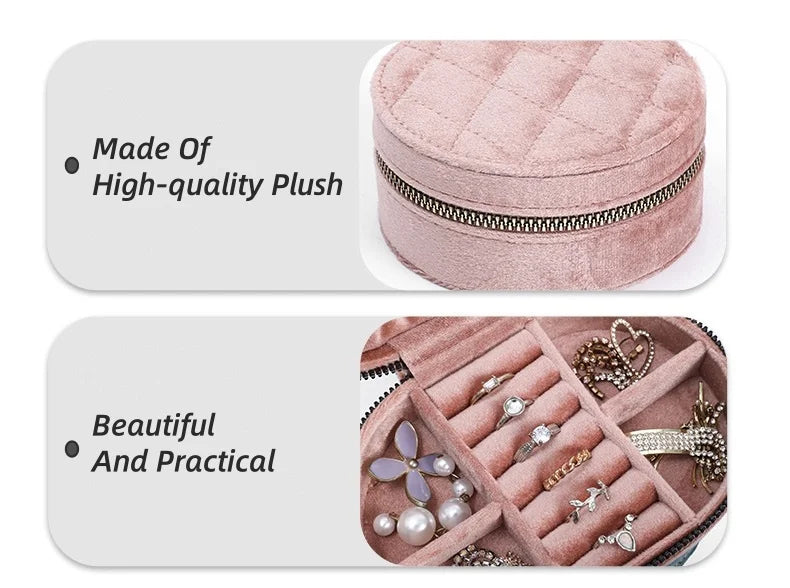 Exquisite Jewelry Organizer with Flip Cover