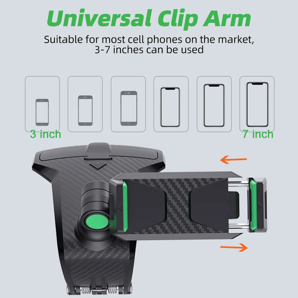 1260° Dashboard Phone Mount - (3.5 to 6.5 inch models only)