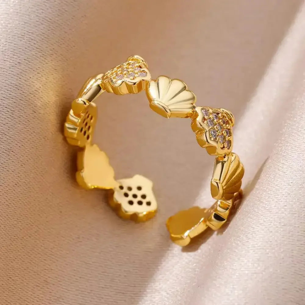 Elegant Zircon Open Ring