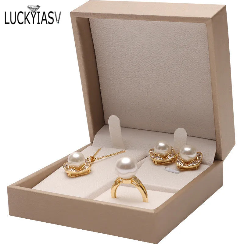 Premium Leather Jewelry Storage Box