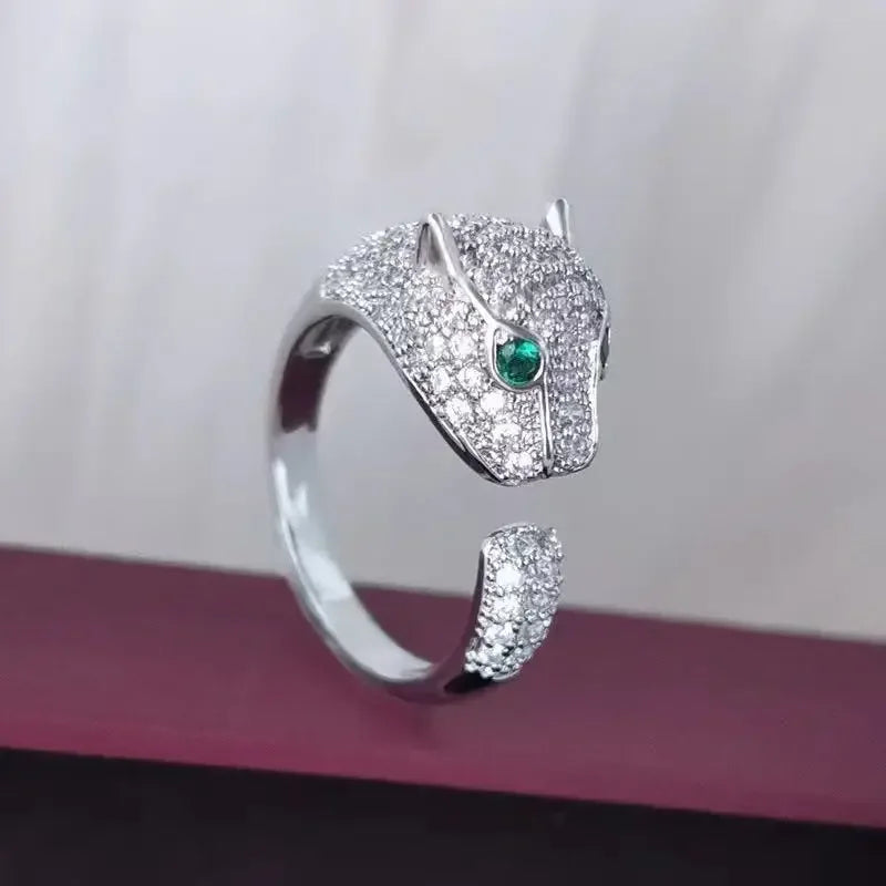 Elegant Zircon Open Ring