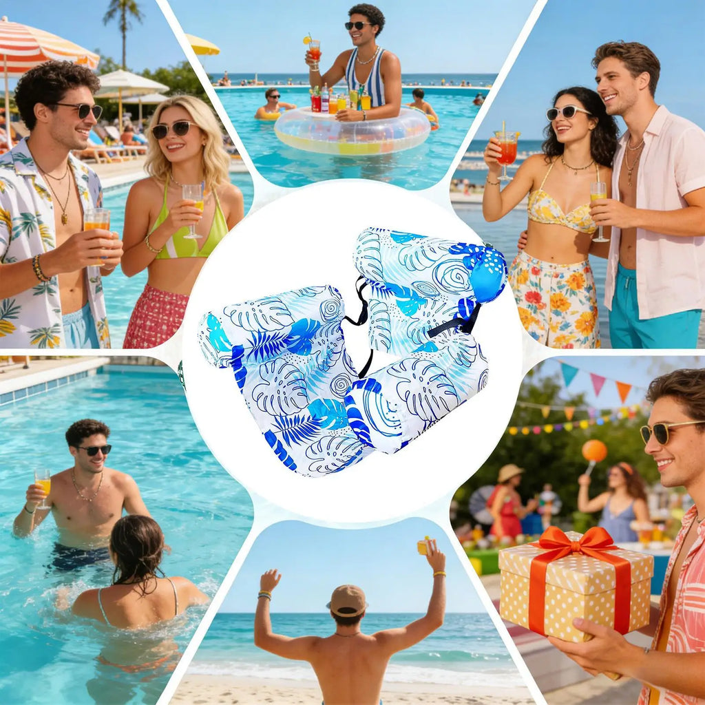Inflatable Pool Raft Lounger