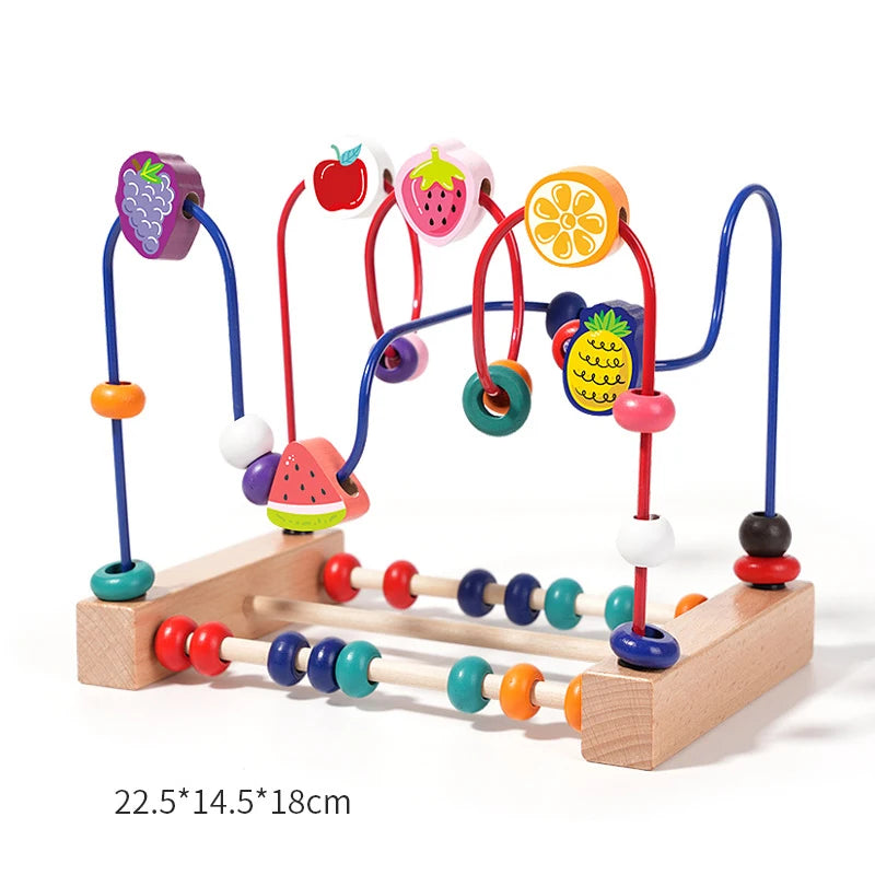 Kids Wooden Bead Maze Toy
