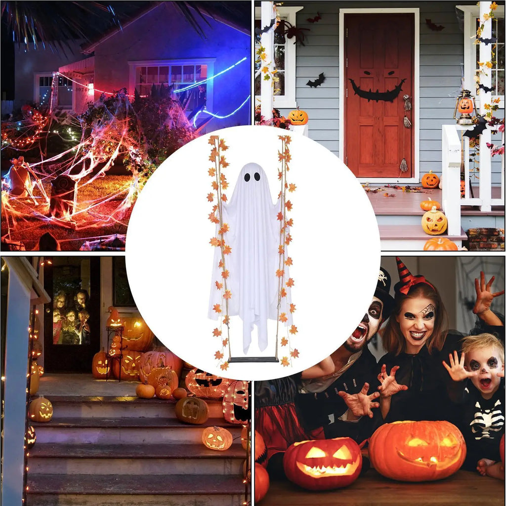 Halloween Remote-Control Swing Ghost