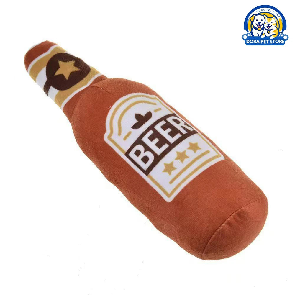 Funny Simulation Bottle Pet Toy – Dog & Cat