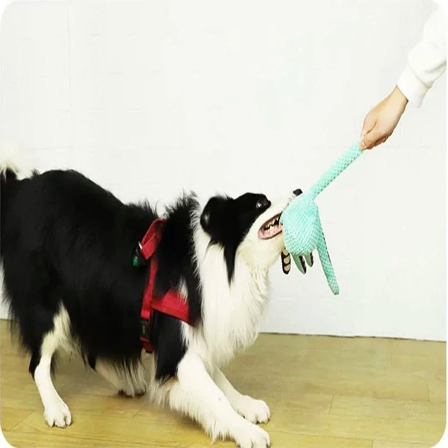 Plush Octopus Dog Toy – Interactive