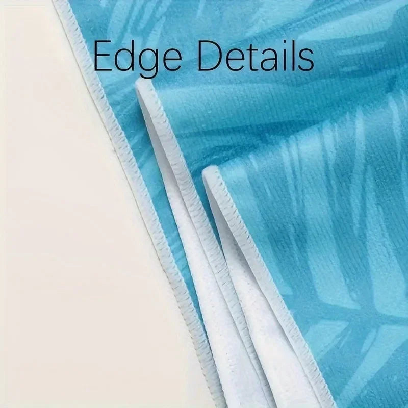 Summer Palm Tree Beach Towel