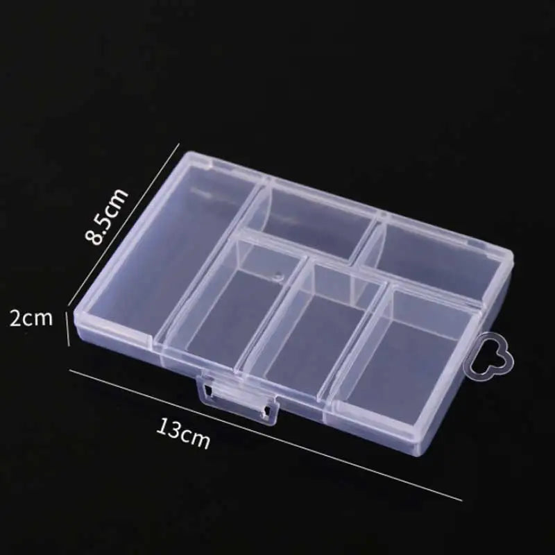 Transparent Double Buckle Jewelry Storage Box