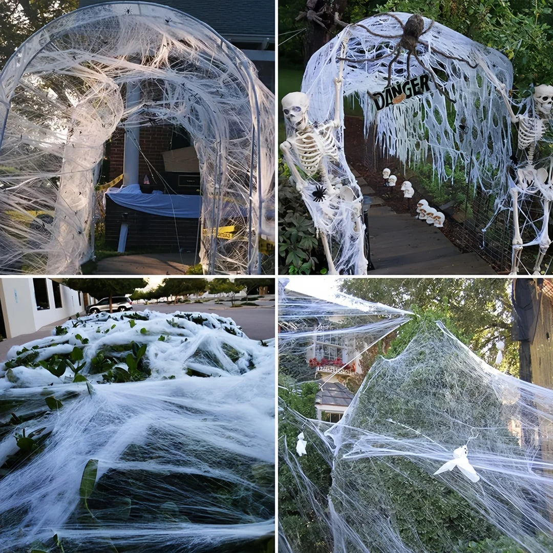 Halloween Stretch Spider Web