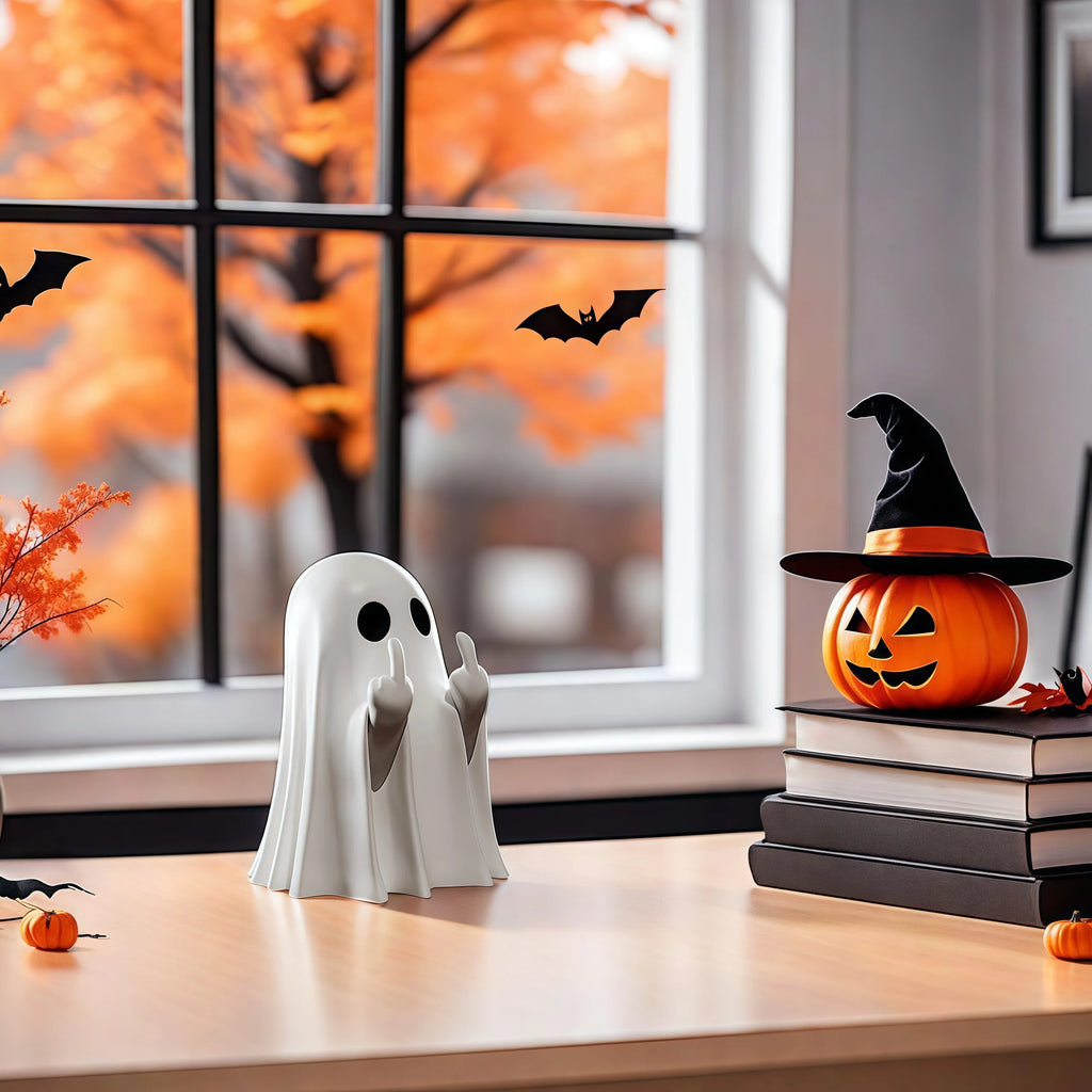 Halloween Cheeky Ghost Figurine