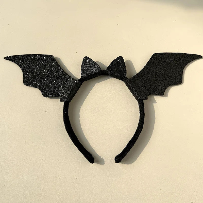 Halloween Glitter Bat Headband