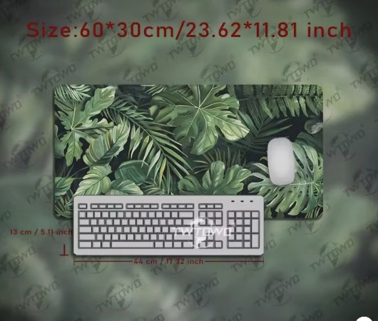 Tropical Leaves Desk Mat - 60 x 30 cm