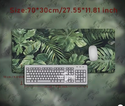 Tropical Leaves Desk Mat - 70 x 30 cm