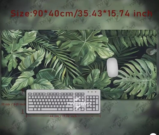 Tropical Leaves Desk Mat - 90 x 40 cm